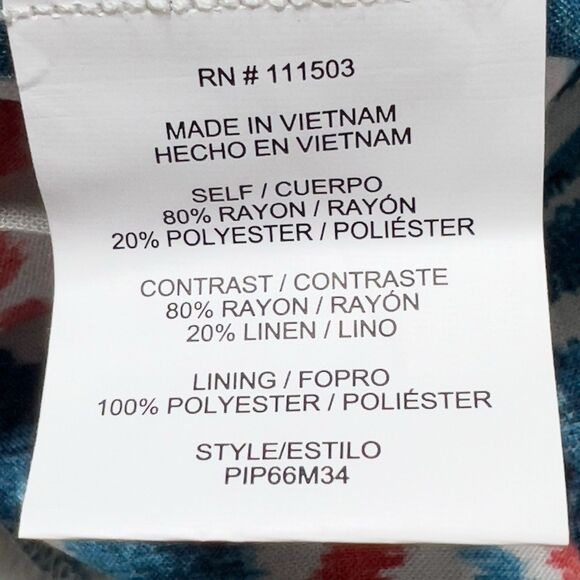 Figueroa & Flower Midi Dress Womens Sz XL Floral Belted Short Sleeve Boho - Picture 8 of 13